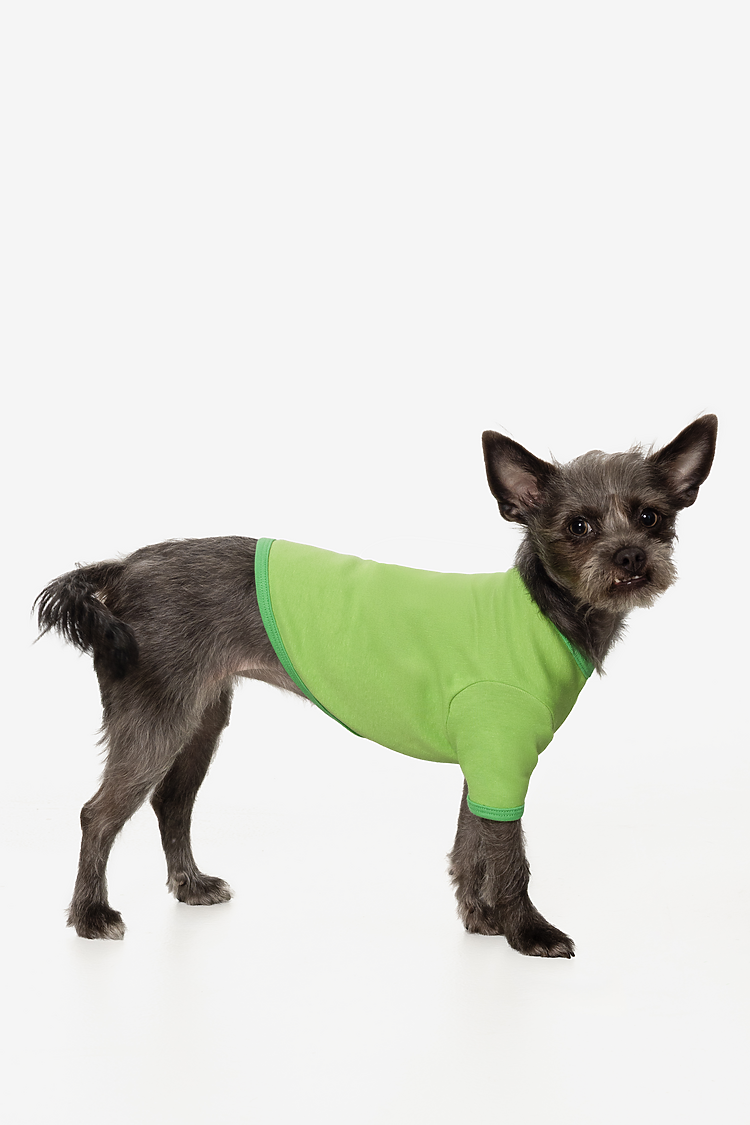 Baby Rib Dog T-shirt Jasmine Green/Grass